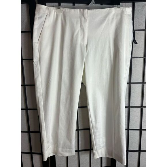 Worthington White Modern Fir Petite Capri Pants - Picture 1 of 8